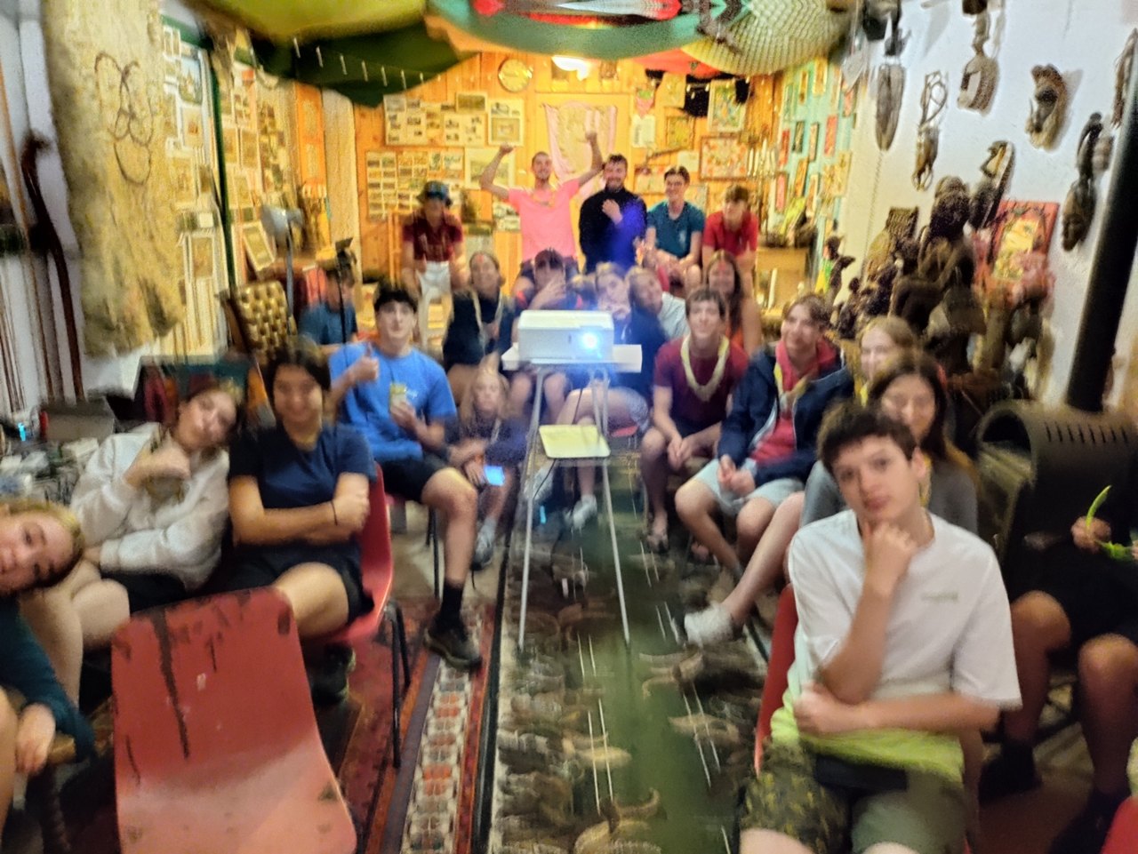 Guests in the Dreamtime Theatre